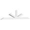 Ekena Millwork Saratoga Architectural Grade PVC Gable Bracket, 108"W x 22 1/2"H x 4"D x 4"F, 5/12 Pitch GBP108X23X0404SAR00 - alternate 1